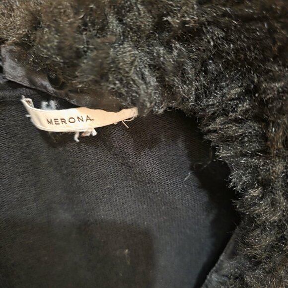 Merona Faux Fur Collar Sweater - Picture 2 of 5